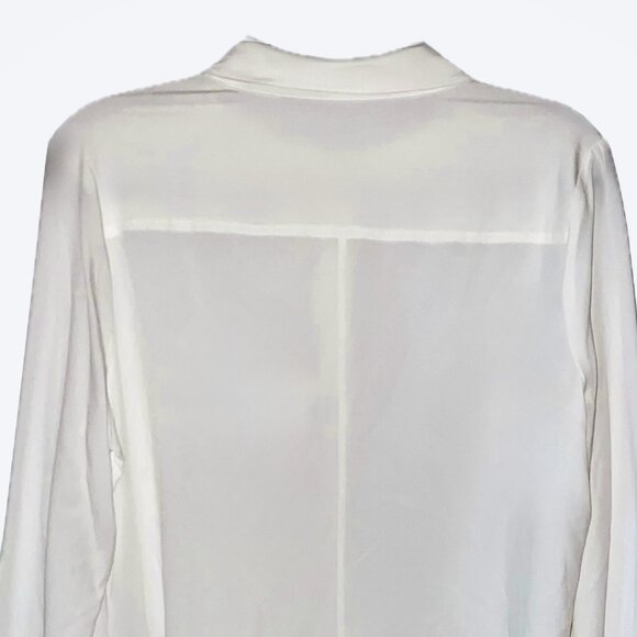 Dorothee Schumacher Modern Flow Blouse Womens White US Sz 10 NWT $480 - Picture 5 of 14